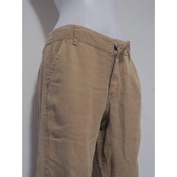 PAM & GELA Tan 100% Tencel Pants With Elastic Cuffs, US Size 4 - Picture 2 of 10